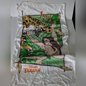 VINTAGE Disney Tarzan Bath Beach Towel